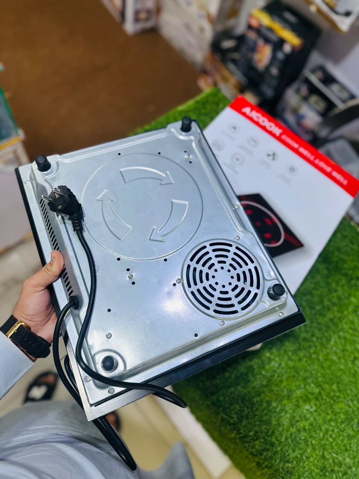 Silver Crest Digital Infrared Cooker with timer, Led Display and Touch Control 2200Watt