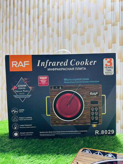 Electric Infrared Cooker - Touch Operated Induction Hot Plate with Timer, 2200W