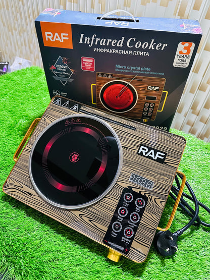 Electric Infrared Cooker - Touch Operated Induction Hot Plate with Timer, 2200W